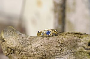 Sapphire Constellation Ring by Macdara Ó Graham