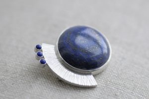 Lapis Lazuli Brooch by Macdara Ó Graham